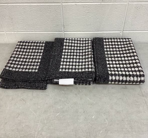 3 Piece Bath Mat Set