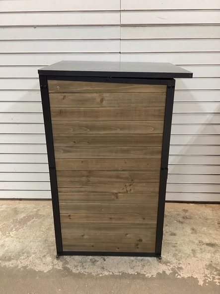 Package Delivery Boxes for Outside, Metal Frame Large Parcel Drop Box with Combination Lockable, Secure Anti Theft Package Delivery Box for Porch Curbside