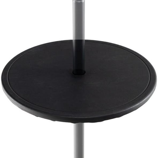 Costway 20 Inches Outdoor Adjustable Umbrella Table with 1.5 Inches Umbrella Hole