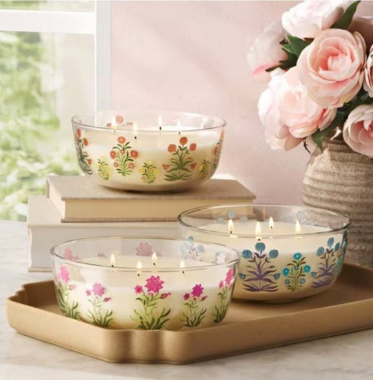 Member's Mark 4-Wick Floral Candle, 28 oz.