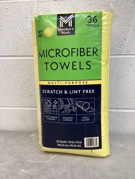 Member Mark Microfiber Towels, Yellow (36 ct.)