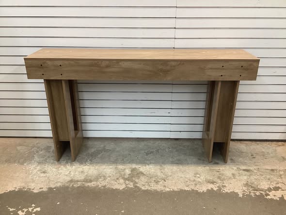 Tribesigns 63 inches Long Console Table Farmhouse Narrow Sofa Table Behind The Couch