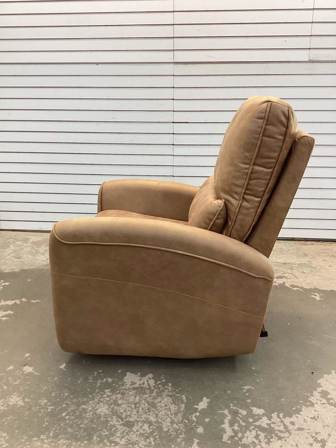 33.8" Wide Modern Comfortable Swivel And Rocker Power Recliner with USB Port