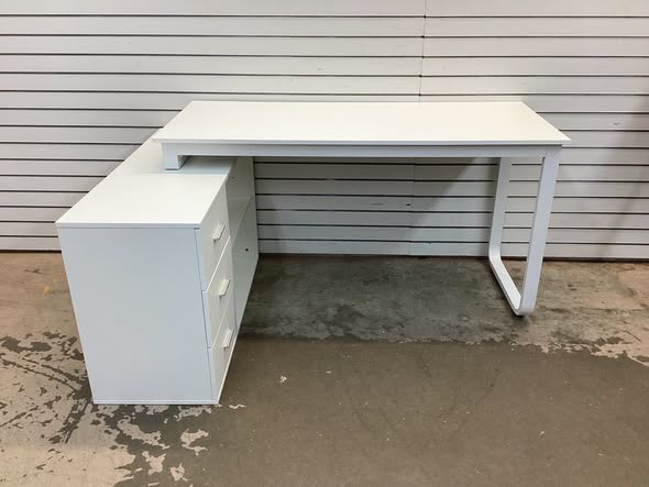 Stockseth L-Shaped Computer Desk