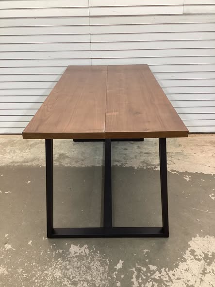 Costway 63 inches Large Dining Table for 4-6 People with Heavy-duty Metal Frame