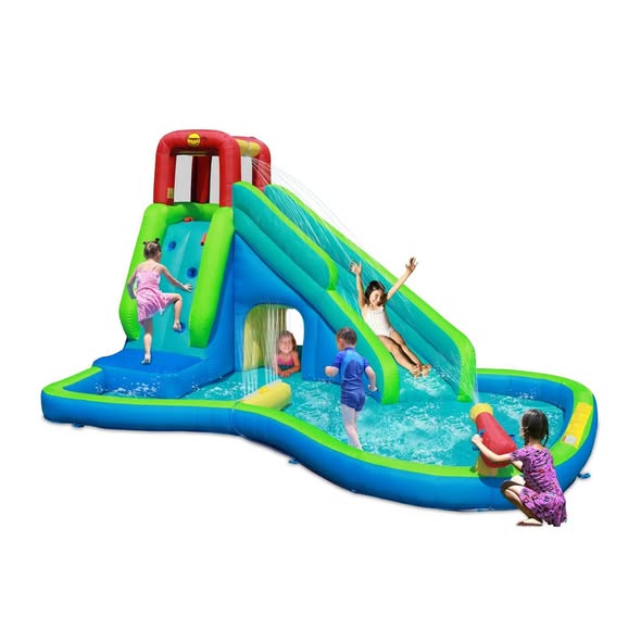 Happy Hop Water Slide Oasis with Aqua Cave - Lightly Used