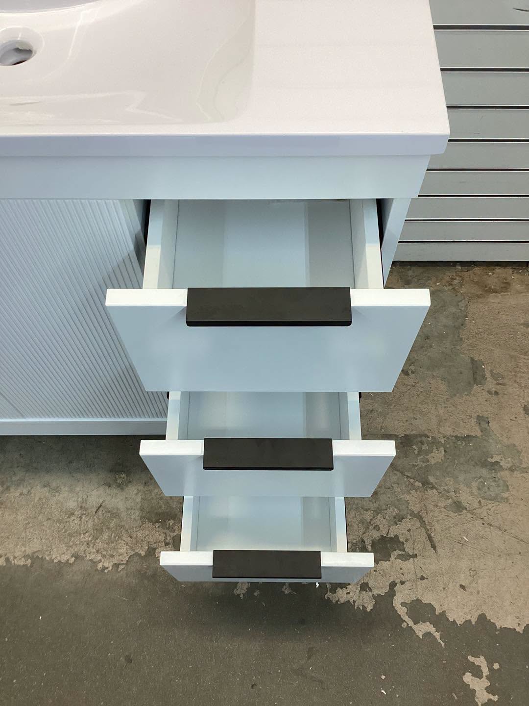 36" Single Bathroom Vanity Cabinet Base with Jonathan Ancillary Sink Basin Vanity Top