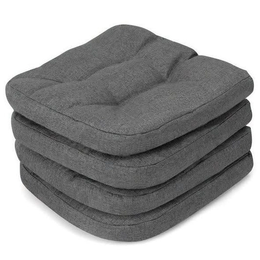 Costway Chair Cushions for Dining Chairs 4 Pack 17.5” x 17”U-Shaped Chair Pads