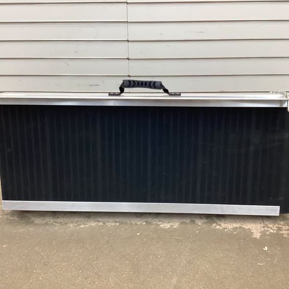 Portable Aluminum Wheelchair Ramp 6 FT with Transition Plate & Non-slip Surface