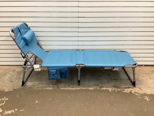 5-position Outdoor Folding Chaise Lounge Chair