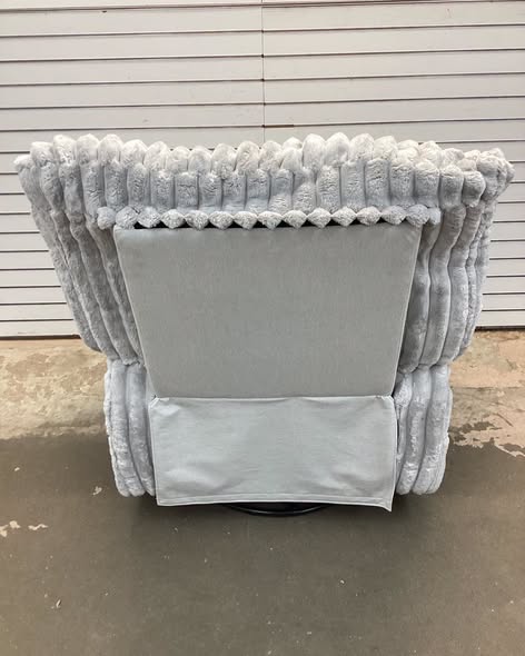 Wide Corduroy Upholstered Manual Living Room Recliner