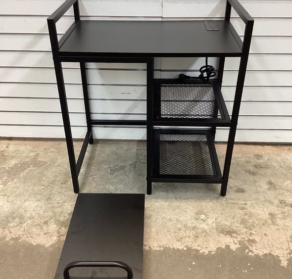 Printer Stand with Charging Station and Storage Shelves