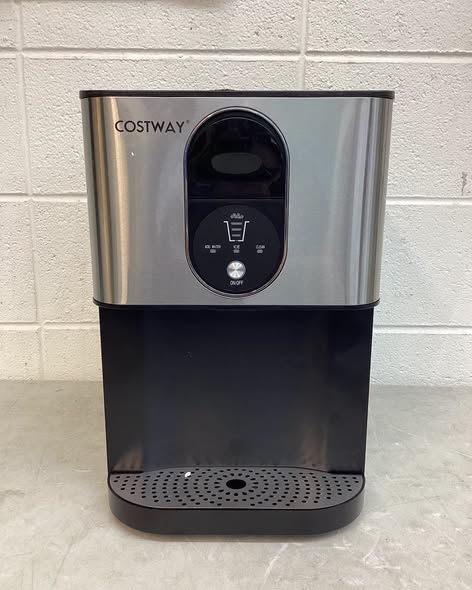 Self Dispensing Nugget Ice Maker Countertop with Soft Chewable Pellet Ice Cubes
