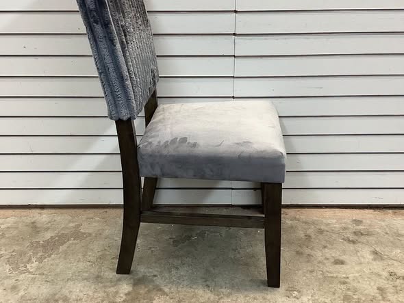 Costway Dining Chair Set of 2 Mid-Century Modern Velvet Fabric Upholstered Chairs