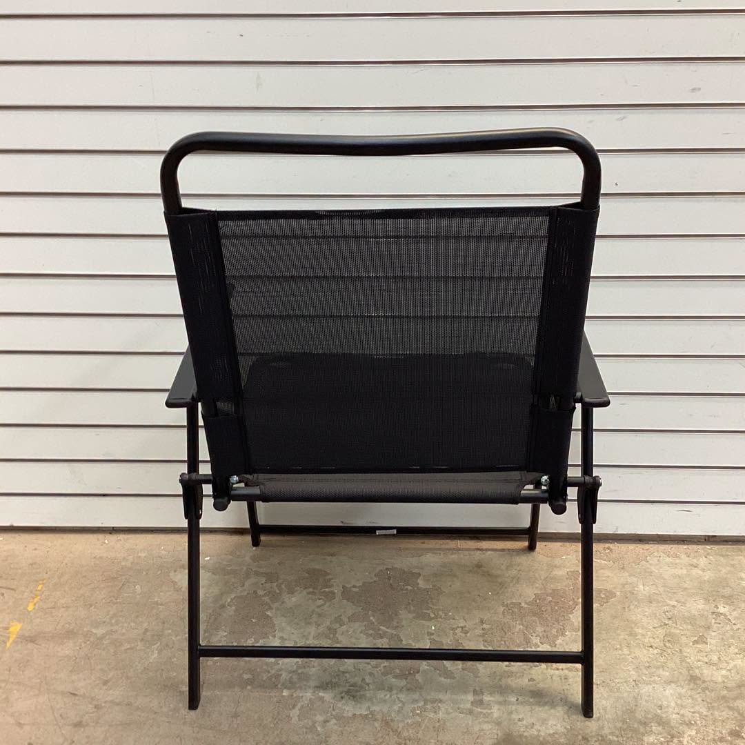 4 Piece Outdoor Conversation Set Metal Frame Outdoor Bistro Set w/ 2 Chairs