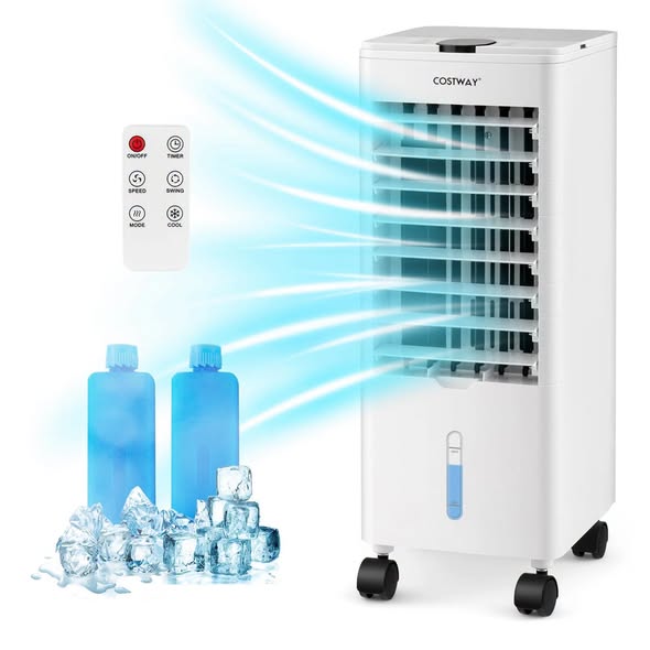 3-in-1 Evaporative Air Cooler with Remote for Home Office