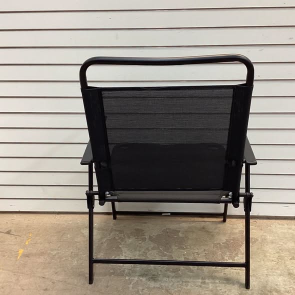 4 Piece Outdoor Conversation Set Metal Frame Outdoor Bistro Set w/ 2 Chairs