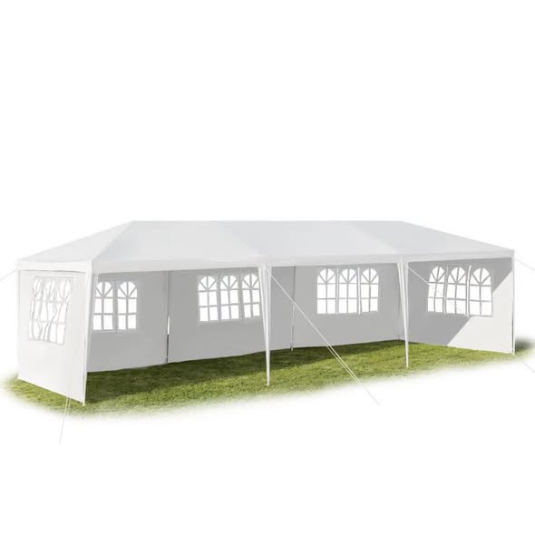 10 x 30 Feet Canopy Tent with 5 Removable Sidewalls