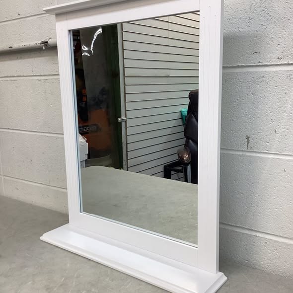 Wall-Mounted Multipurpose Vanity Mirror with Shelf