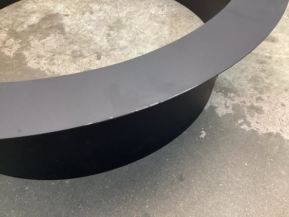 36 inch Round Steel Fire Pit Ring Line for Outdoor Backyard