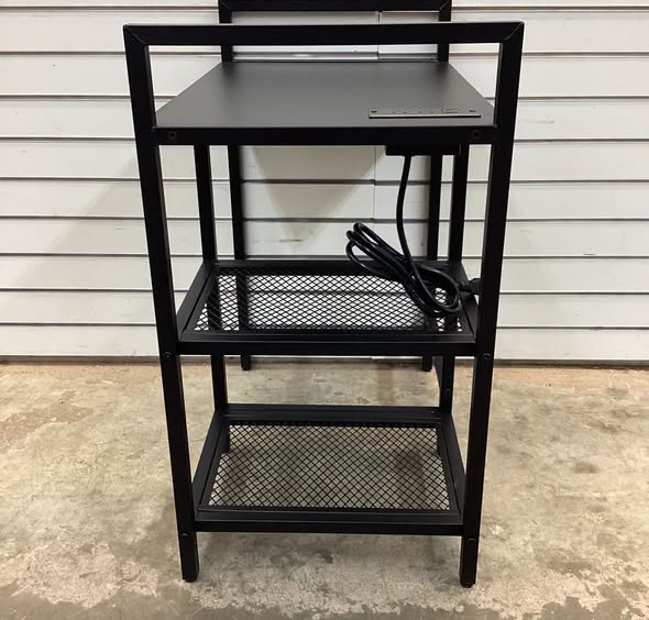 Printer Stand with Charging Station and Storage Shelves