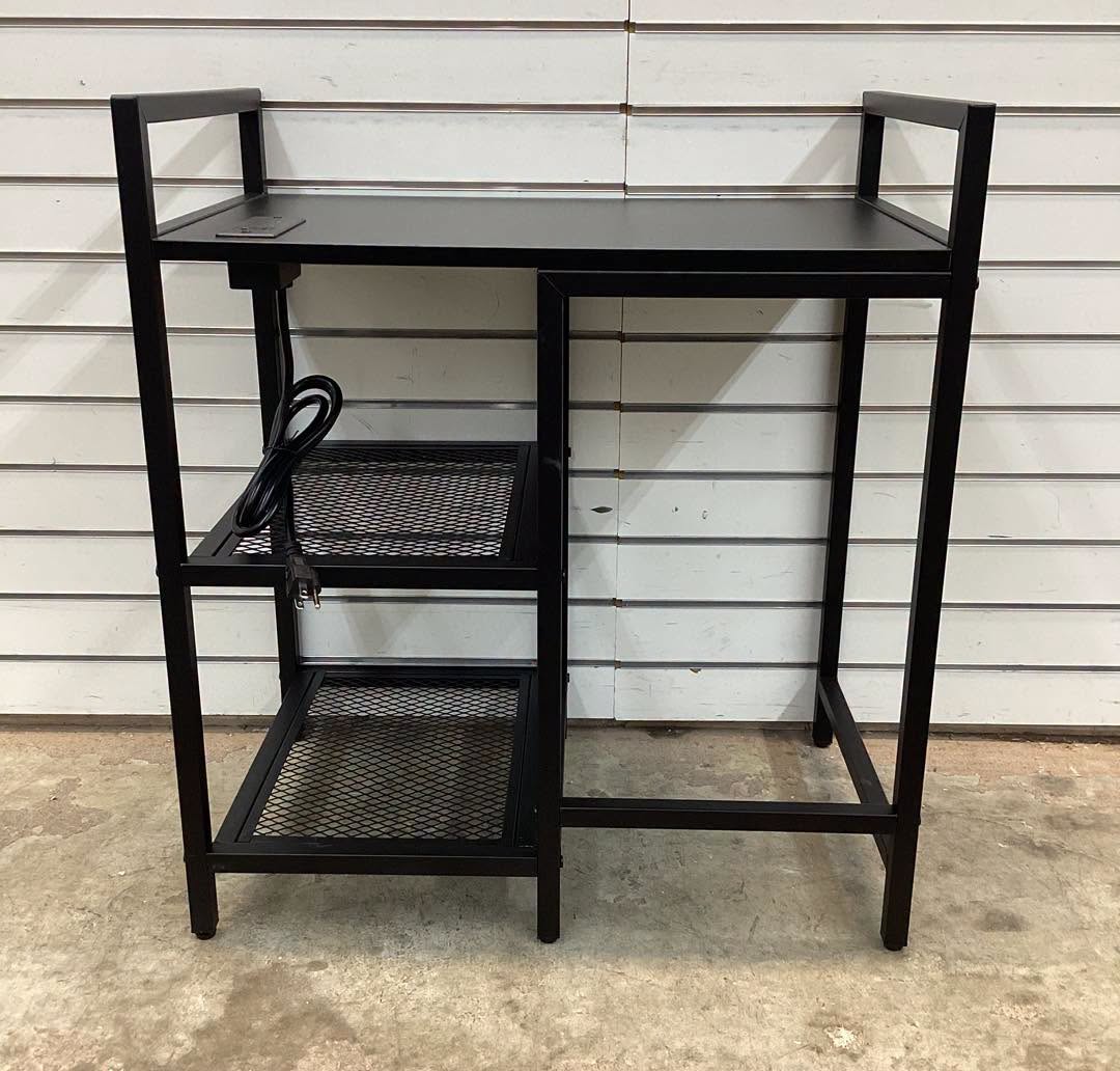 Printer Stand with Charging Station and Storage Shelves