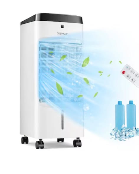 Costway 4-in-1 Evaporative Air Cooler w/ Fan and Humidifier Remote Control