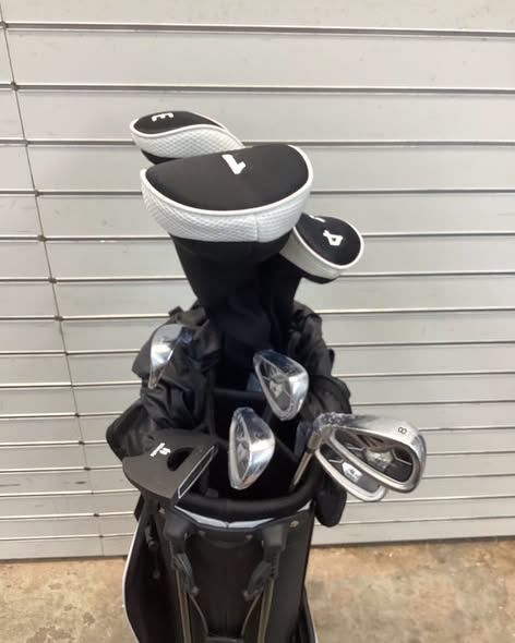 ULTIMATE Left Handed Golf Clubs for Men, 10pcs Men's Complete Golf Club Set Includes 460cc #1 Driver, #3 Fairway Wood, #4 Hybrid, #6/#7/#8/#9/#P Irons, Putter.