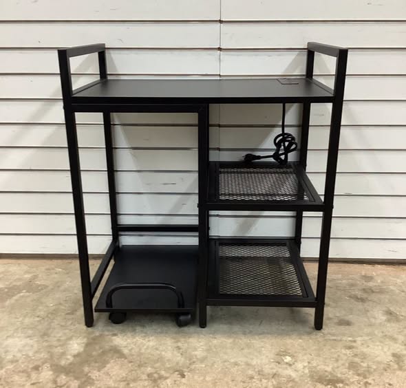 Printer Stand with Charging Station and Storage Shelves