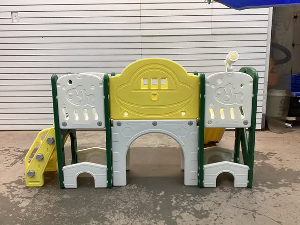 10 in 1 Toddler Slide Set Kids Slide and Climber Playset Indoor Playground