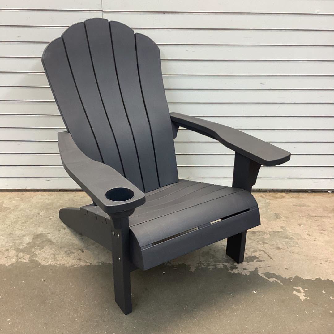 Keter Everest Adirondack Chair with Integrated Cupholder