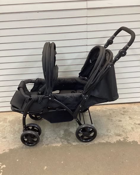 Costway Double Stroller Foldable Baby Twin Lightweight Travel Stroller Infant Pushchair Black.