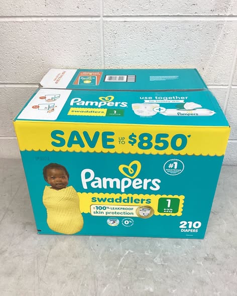 Pampers Swaddlers Diapers Size 1 210ct.