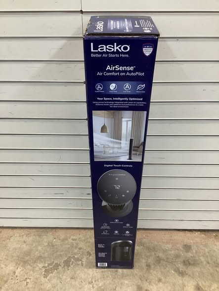 Lasko 42” Oscillating 12-Speed DC Tower Fan with Remote