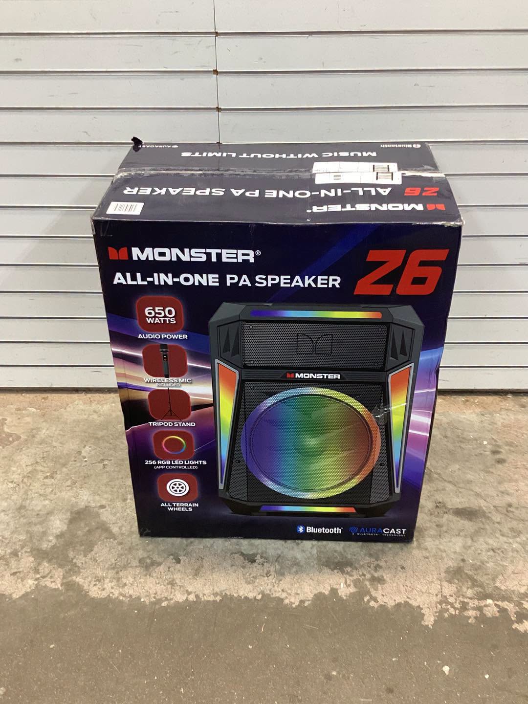 Monster Z6 All-in-One PA Bluetooth Speaker System
