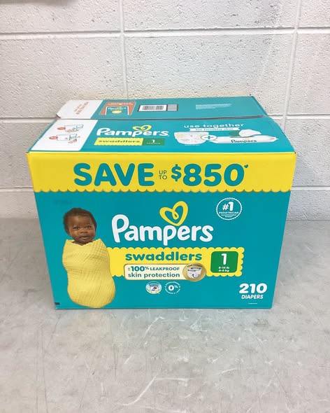 Pampers Swaddlers Diapers Size 1 210ct.