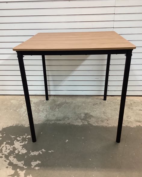 Costway 5-Piece Industrial Dining Table Set with Counter Height Table & 4 Bar Stools