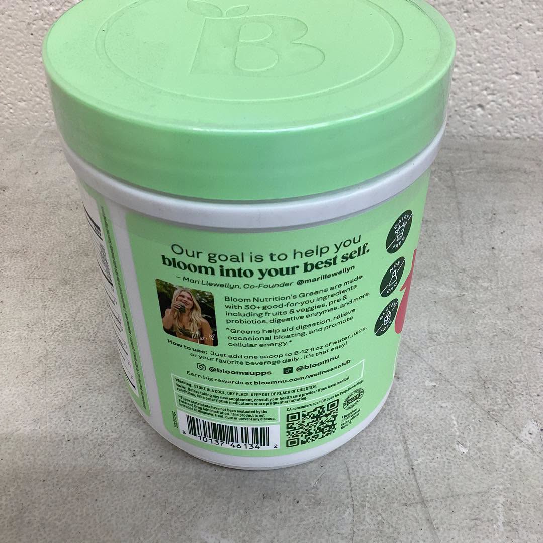 Bloom Nutrition Greens & Superfoods Powder, Strawberry Kiwi, 0.5 lbs.