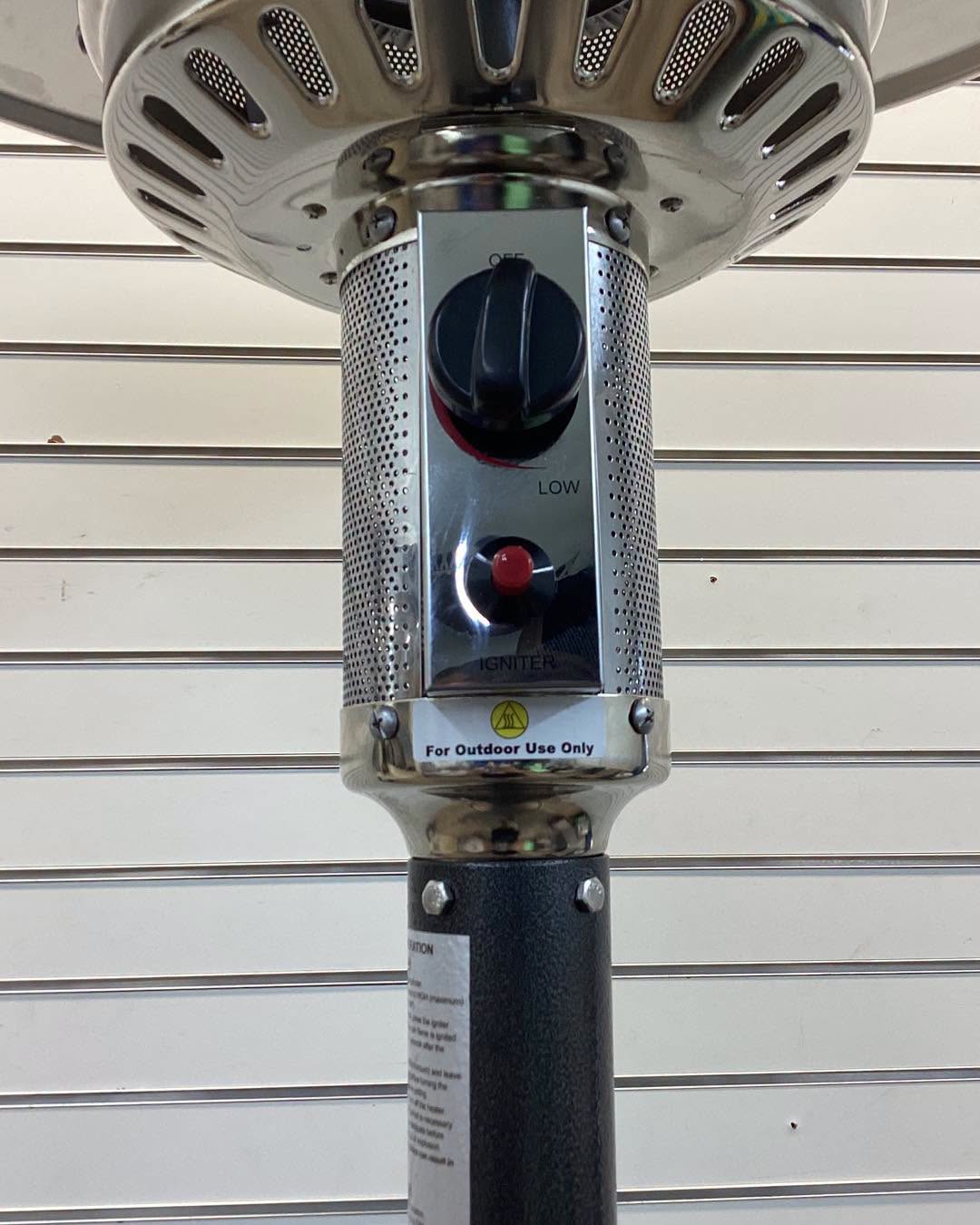 Costway 50,000 BTU Patio Propane Gas Heater with Stainless Steel Burner