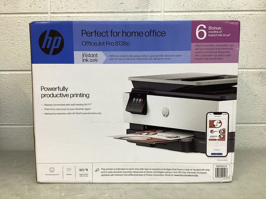 HP OfficeJet Pro 8138e All-in-One Printer, 40Q50A