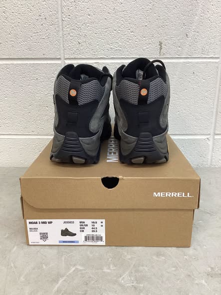 Merrell Men's Moab 3 Mid Waterproof Hiking Boots - Size 10.5