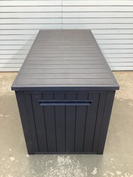 Keter 170 Gal. Resin Deck Box Large Indoor/Outdoor Storage