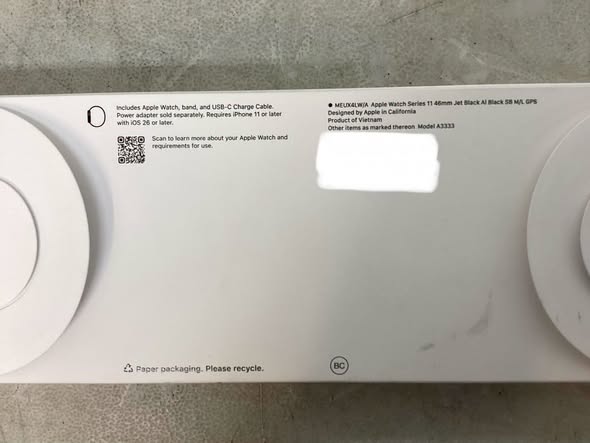 Apple Watch Series 11 GPS 46mm Aluminum Case