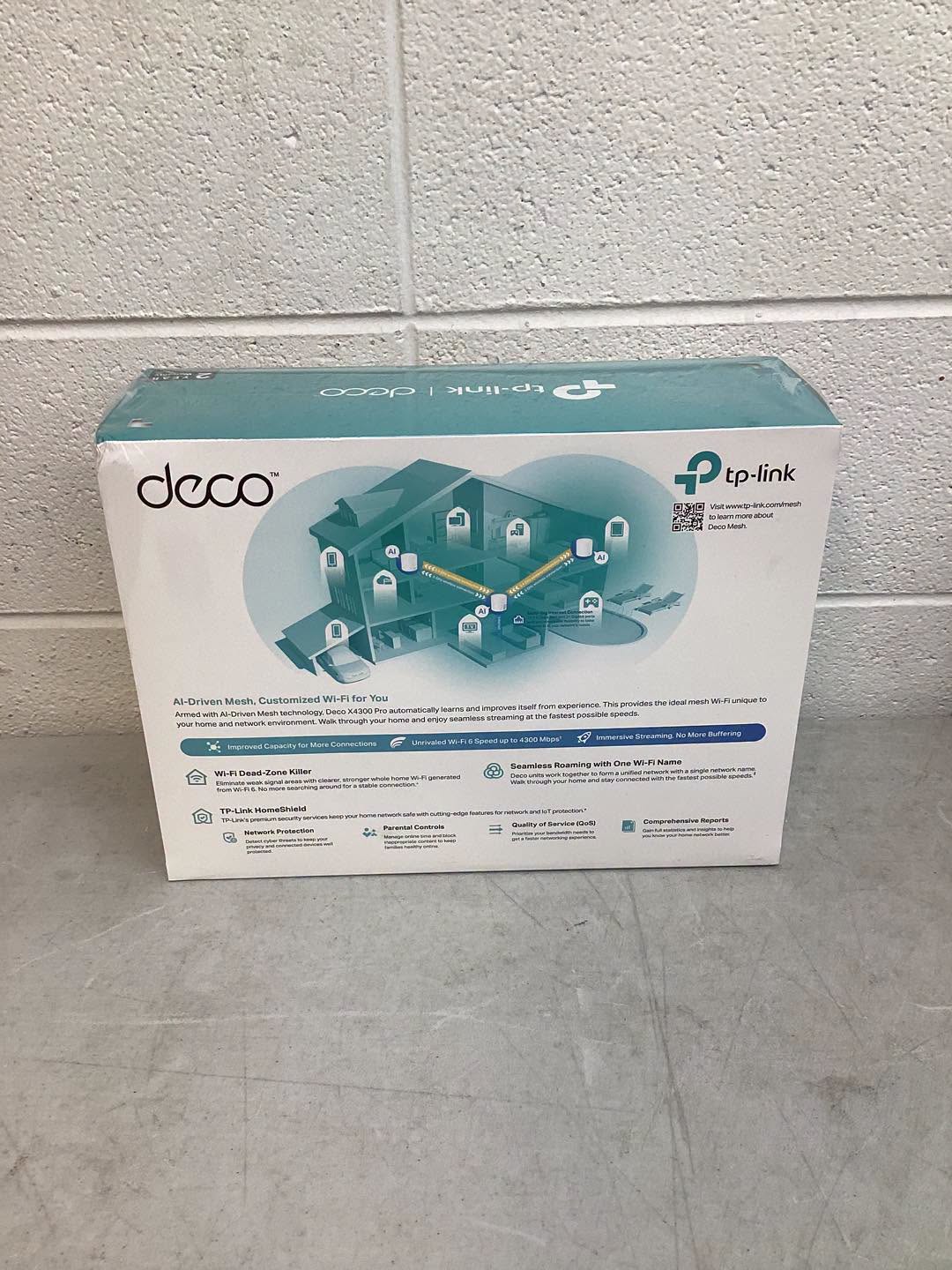 TP-Link Deco AX4300 Pro Wi-Fi 6 Whole Home System, 3pk