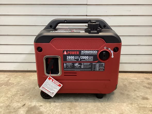 2,600/2,000-Watt AiPower Gas Inverter Perfect for Tailgating and Camping
