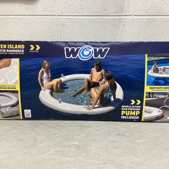 WOW Sports Aqua Haven Floating Mesh Pool Hammock