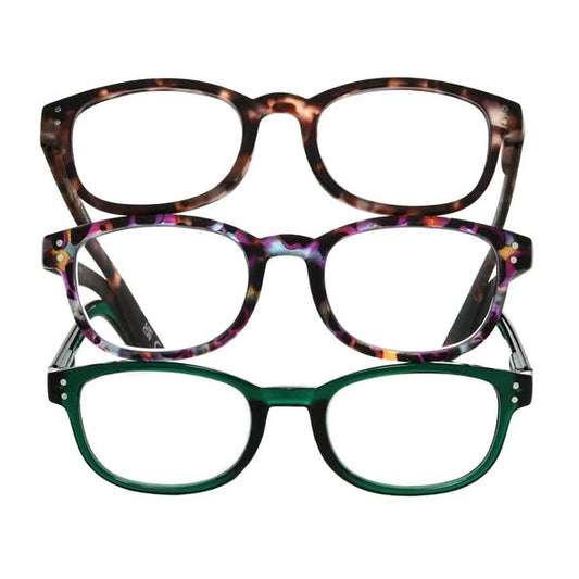 Member's Mark Oval Reading Glasses, 3 pk., +1.25