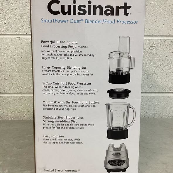 Cuisinart SmartPower Duet 500W Blender/Food Processor