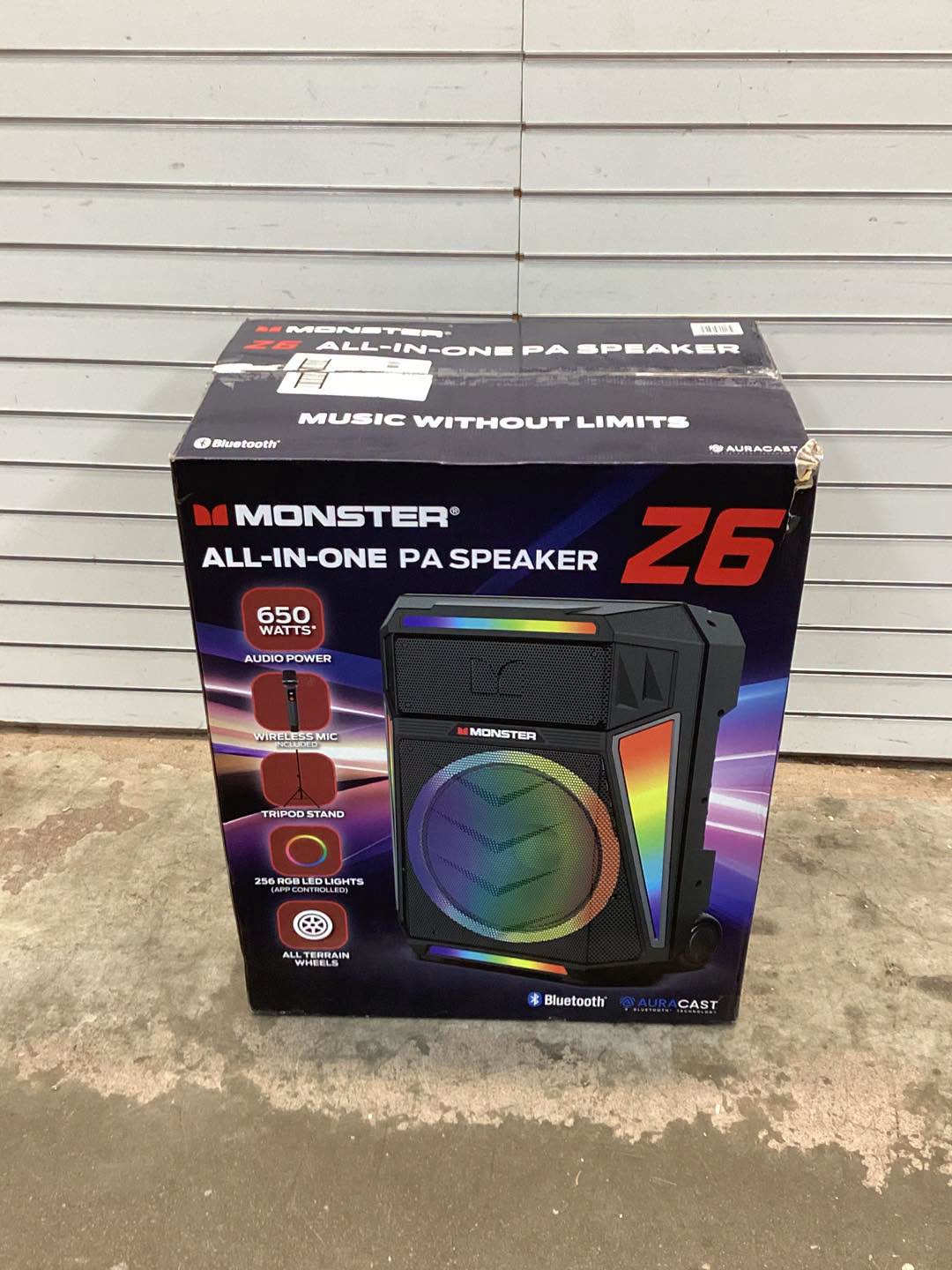 Monster Z6 All-in-One PA Bluetooth Speaker System