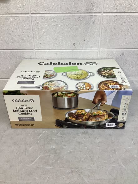 Calphalon Stainless Steel 10-Piece Triply Cookware Set